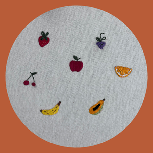 Pacote Salada de Frutas — bordados